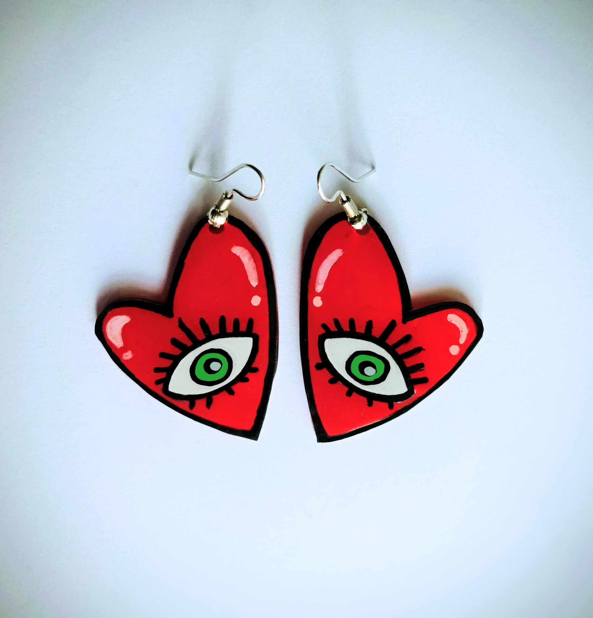 Pendientes Corazón Comic - 1