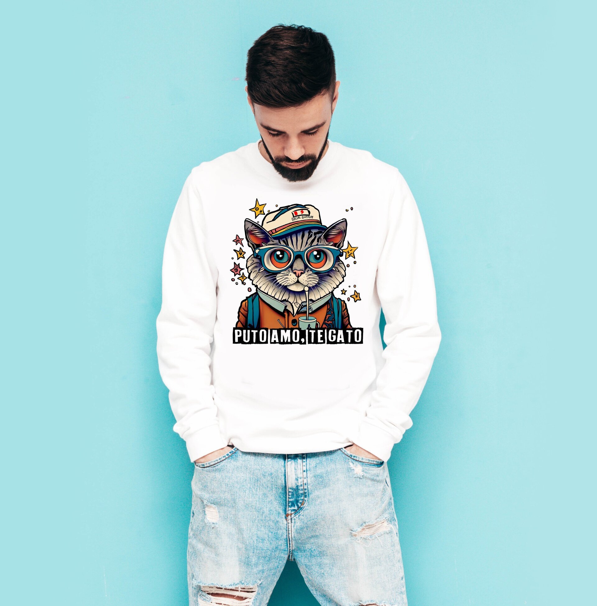 SUDADERA "PSICOGATETE GASPAR" - 6