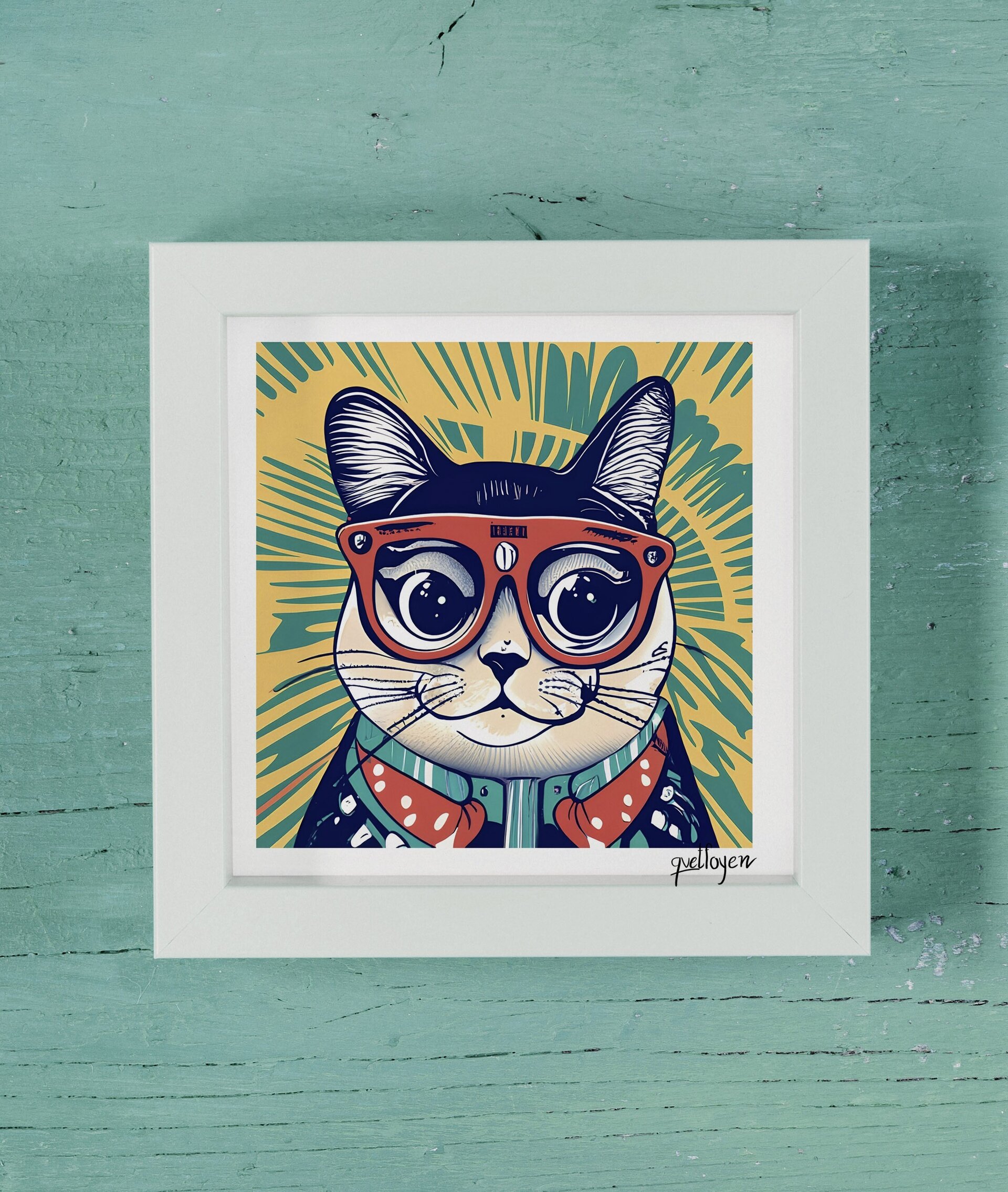 Lámina PsicoGatete Observador Silencioso - 4